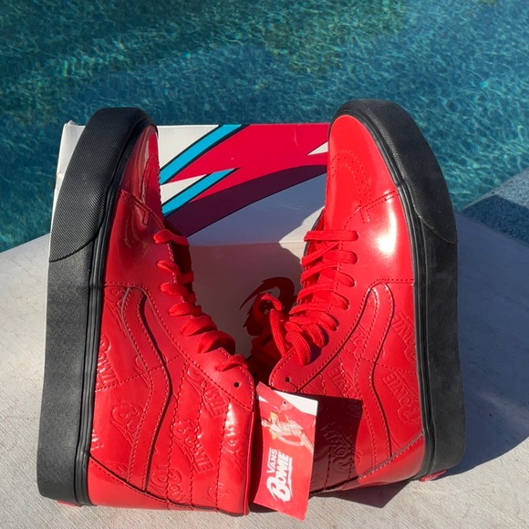 Vans x David Bowie Ziggy Stardust Sk8-Hi Platform 2s Size 9.5 - Picture 6 of 16